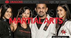 Desktop Screenshot of dragonsmartialarts.com